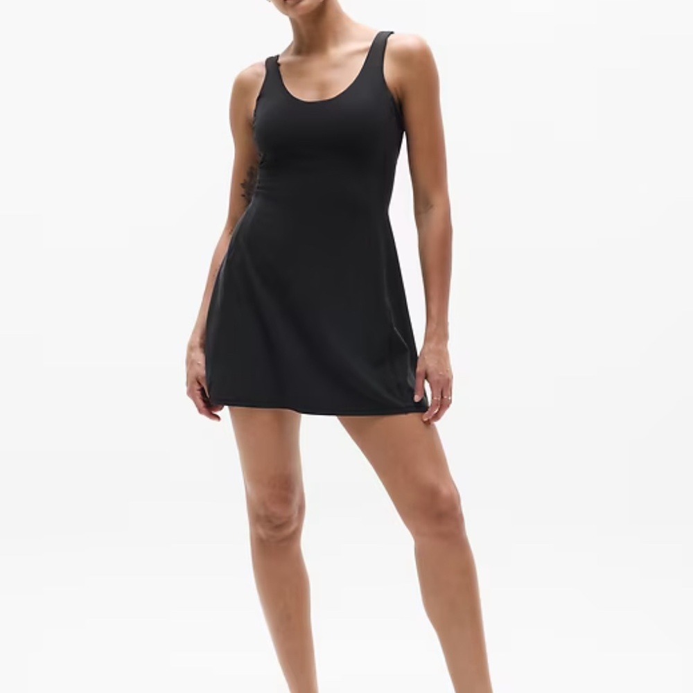Athleta Salutation Strappy Dress // Black
